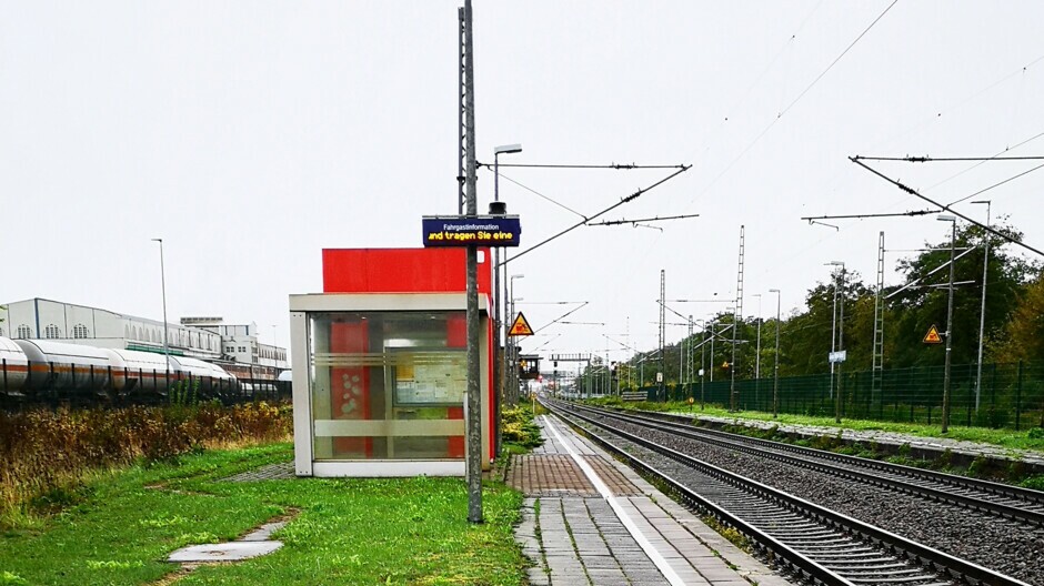 Leuna Werke Nord: Modernisierung Bahnhof
